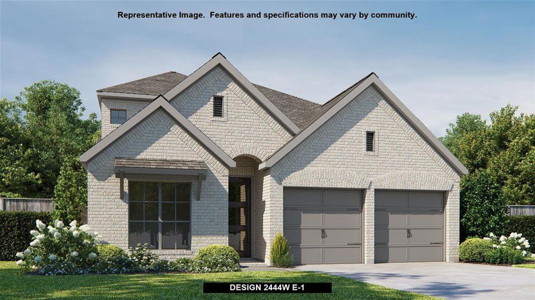 New construction Single-Family house Design 2444W, 18806 Citrange Bend Way, Manvel, TX 77578 - photo