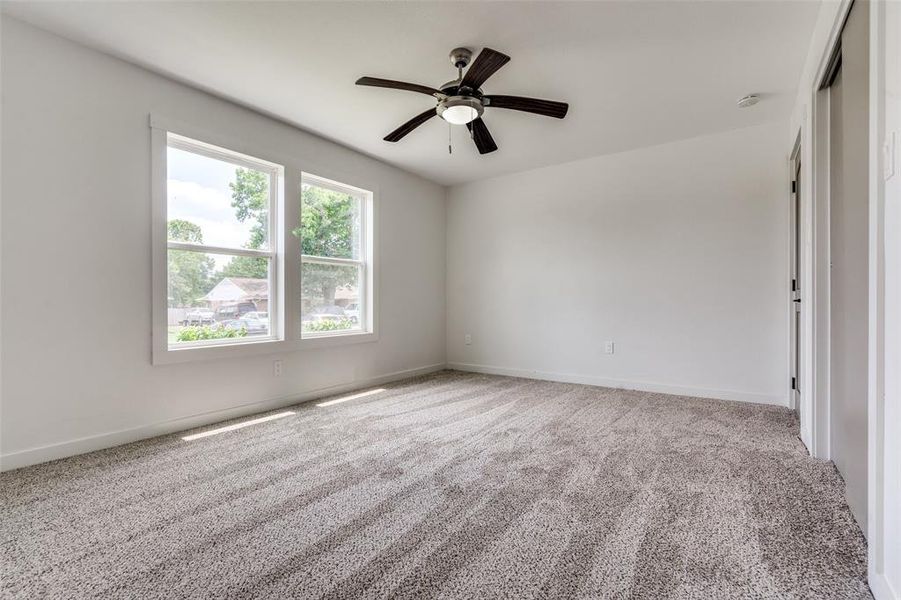 This is the front secondary bedroom facing the street.  But it would also make an AMAZING home office.   South facing so tons of natural light to stir your creative juices.