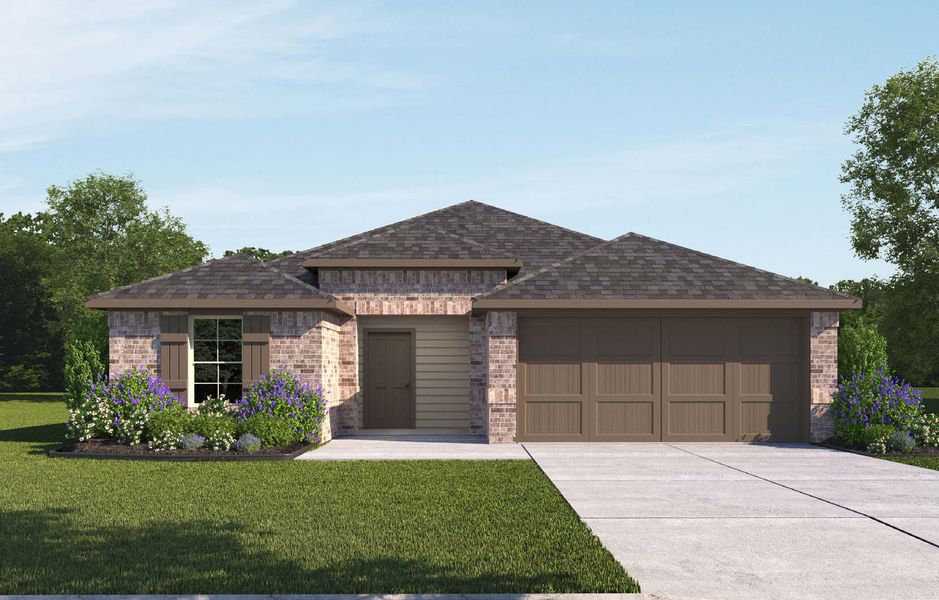 New construction Single-Family house Denton, 3410 Cape Rose, Pearland, TX 77581 - photo