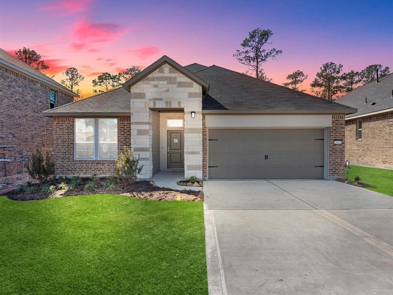 New construction Single-Family house 2906 Terrace Grove Drive, Conroe, TX 77304 The Garner- photo