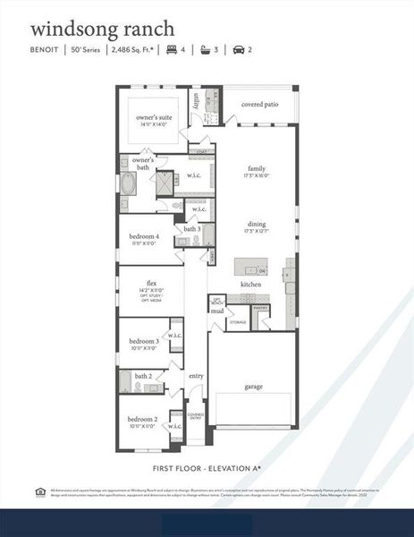 Searching for a single story home with fantastic open concept design and ample bedroom spaces?  Come tour our Benoit floor plan and fall in love!