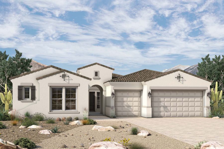 New construction Single-Family house 9721 S Gold Stone Trl, Apache Junction, AZ 85120 The Ironview- photo