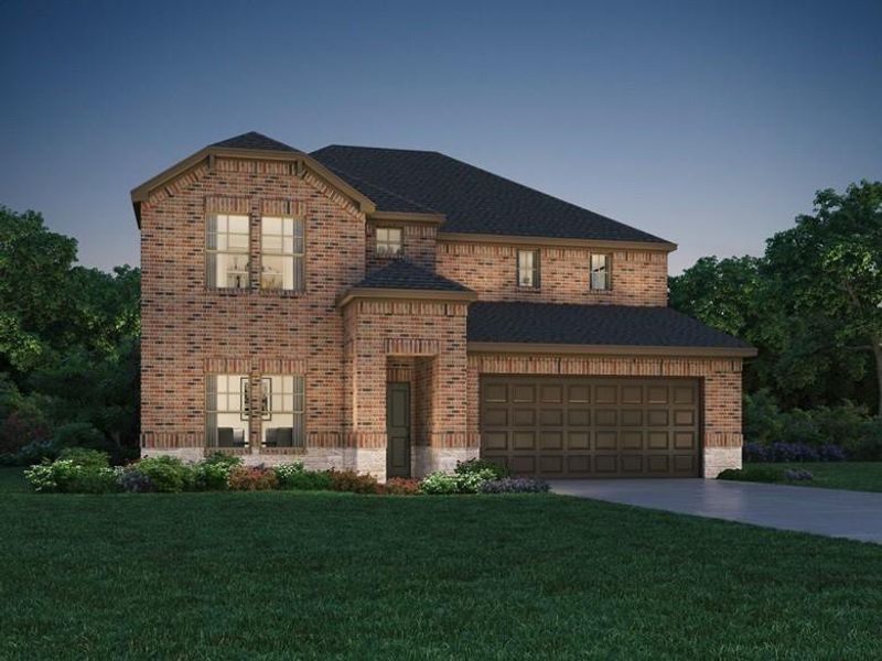 New construction Single-Family house 2232 Sun Star Drive, Haslet, TX 76052 The Bexar- photo