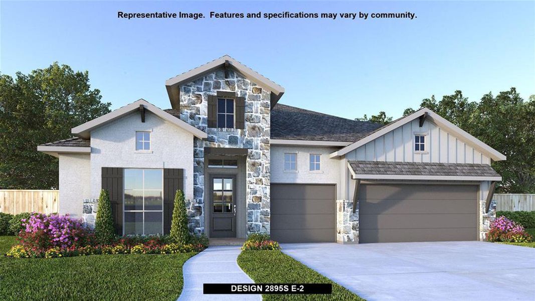 New construction Single-Family house Design 2895S, 103 Rosemary Court, Bastrop, TX 78602 - photo