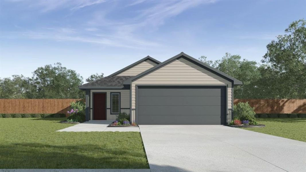 New construction Single-Family house 12315 Silversmith Ln, Mustang Ridge, TX 78610 The Amber- photo