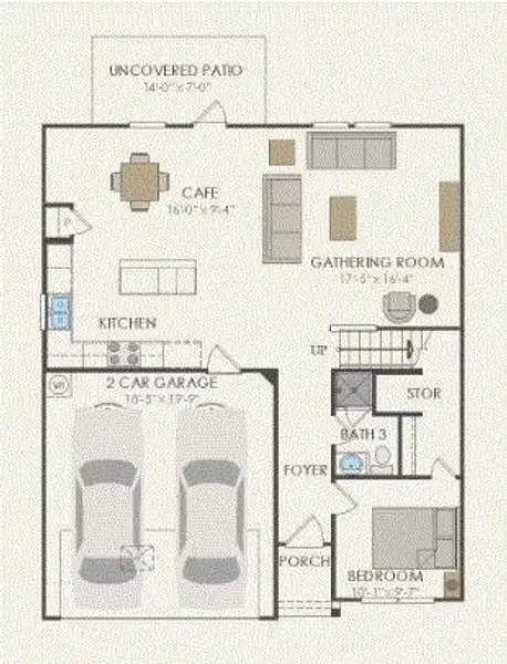 Pulte Homes, Sandalwood floor plan