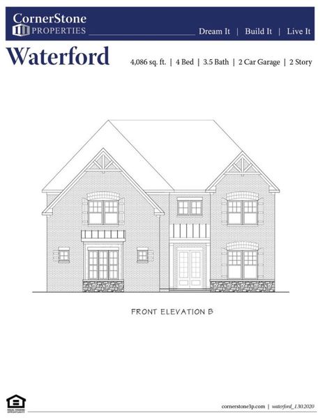 New construction Single-Family house Waterford, 3020 Prosperity Church Road, Charlotte, NC 28269 - photo