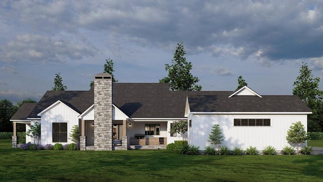 This is a 3D rendering of this home.