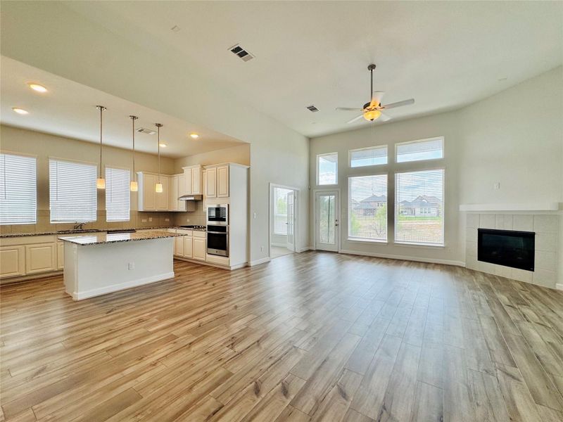 Living Room and Kitchen