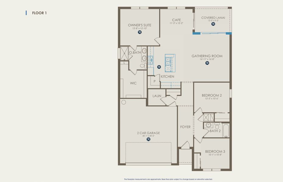 Cedar Floor Plan, Quick Move-in Home, Floor 1