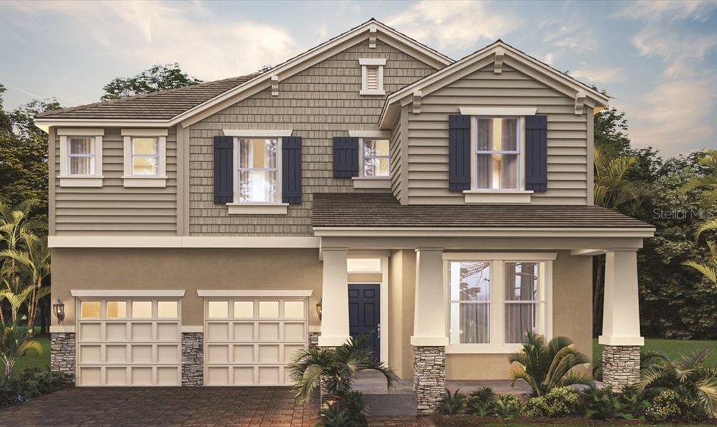 New construction Single-Family house 18320 Oliver Twist Way, Winter Garden, FL 34787 CRESSWELL- photo