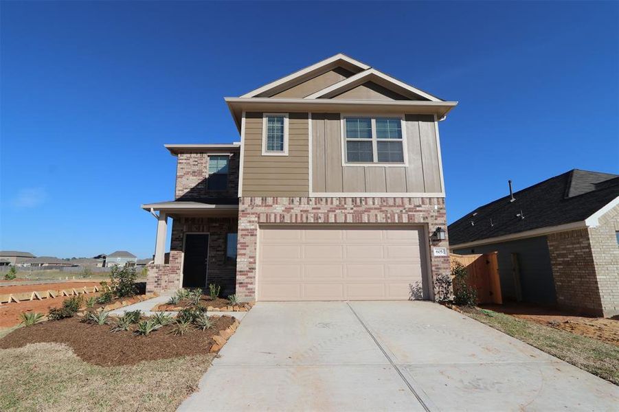 New construction Single-Family house 605 Copper Springs Drive, Magnolia, TX 77354 Larkspur- photo