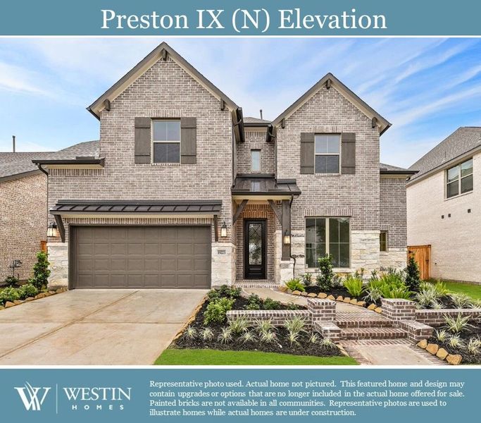 New construction Single-Family house The Preston IX, 105 Sweeping Valley Drive, Montgomery, TX 77316 - photo