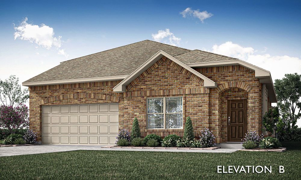 Elevation B. 4br New Home in Heartland, TX