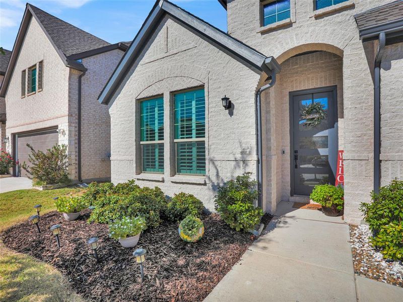 Charming facade and curb appeal!