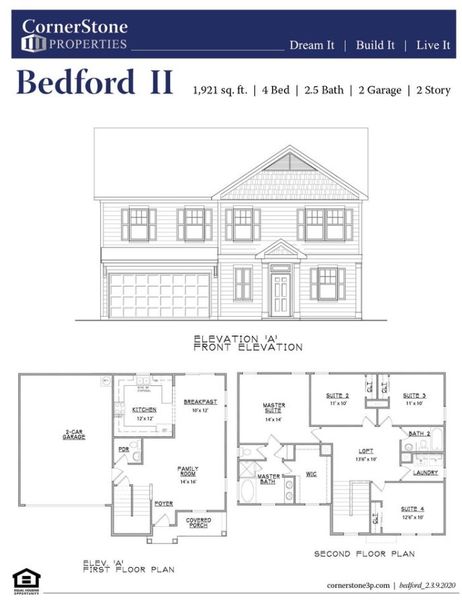 New construction Single-Family house Bedford II, 3020 Prosperity Church Road, Charlotte, NC 28269 - photo