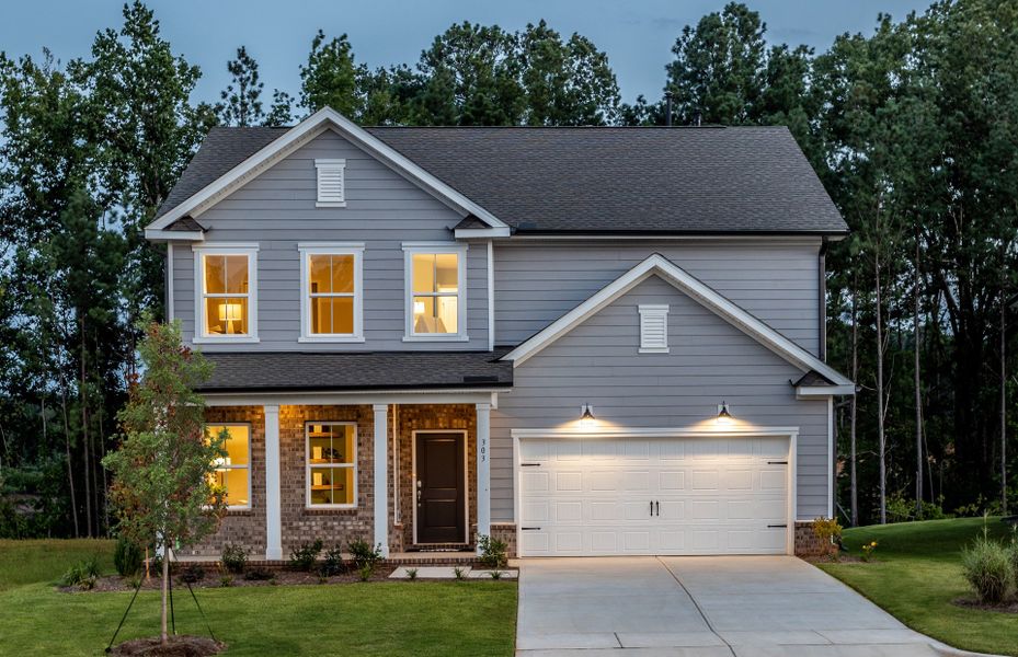 New construction Single-Family house Hampton, 7409 Fayetteville Road, Raleigh, NC 27603 - photo