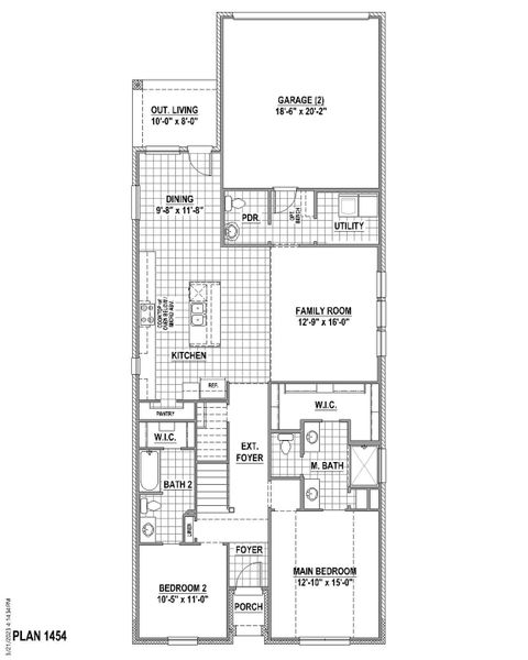 Plan 1454 1st Floor