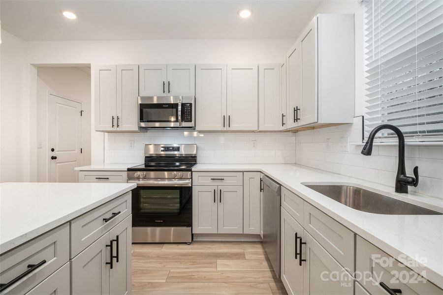 Representative Photo. Stainless steel appliances