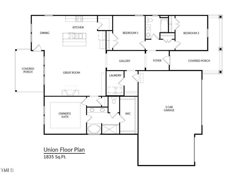 New construction Single-Family house 4827 Grosbeak Court, Mebane, NC 27302 - photo