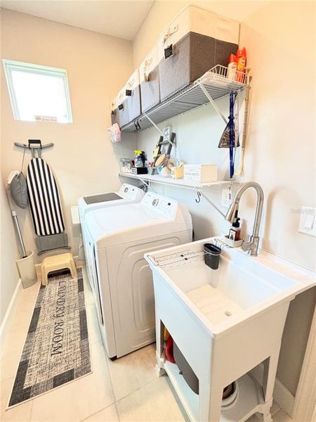 Laundry Room with Wash Basin