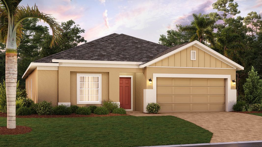 Elevation 3 with Optional Cladding | Selby Flex | Eagletail Landings | New Homes In Leesburg, FL | Landsea Homes