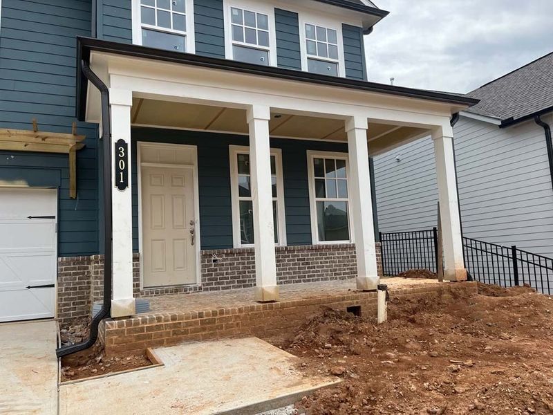 Front Porch Construction Progress