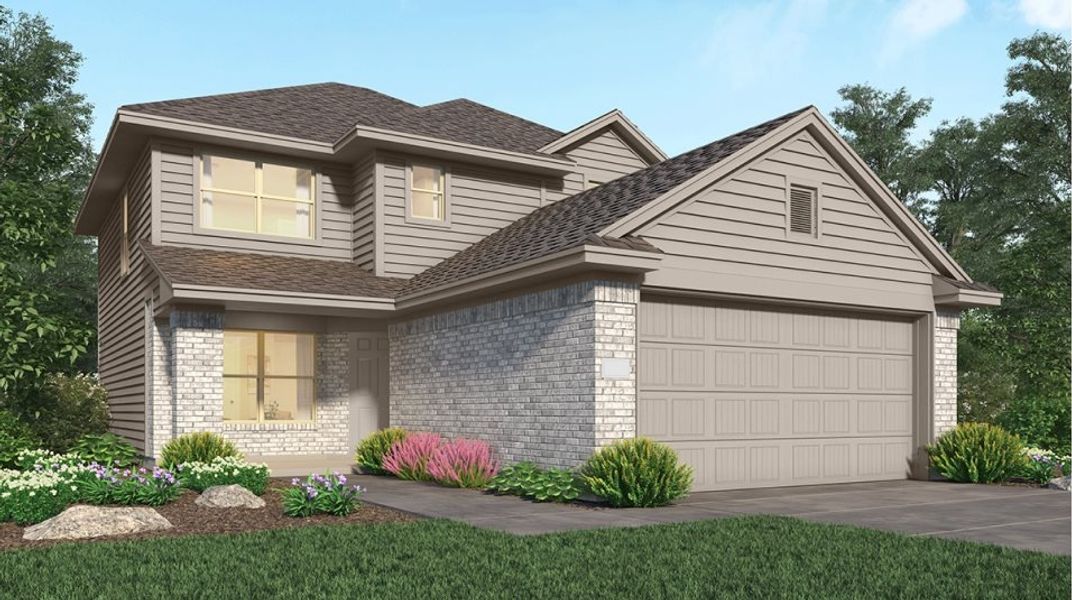 New construction Single-Family house Hawthorn II, 23 Katy Hockley Road, Hockley, TX 77447 - photo