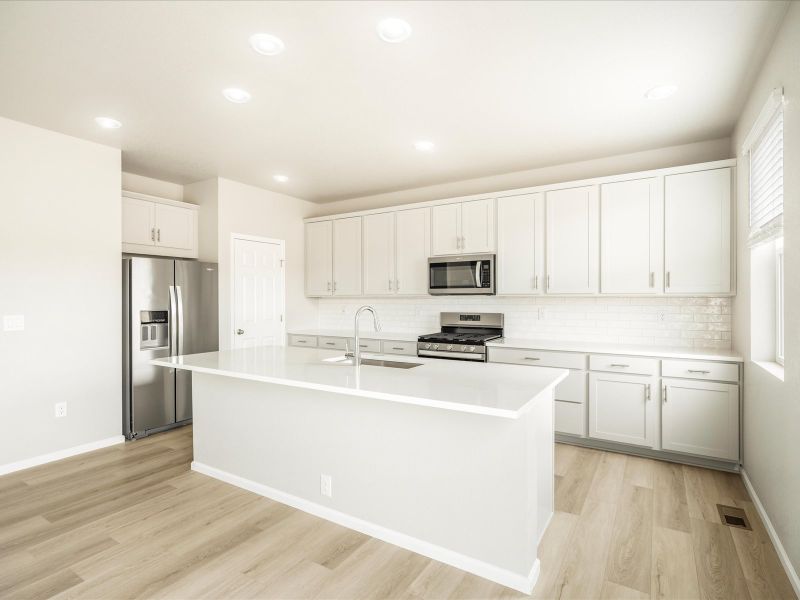 The Kenosha floorplan interior image taken at a Meritage Homes community in Northern, Colorado.