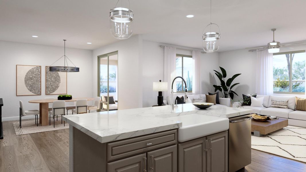 Kitchen | Prescott | Wildera – Valley Series | New Homes in San Tan Valley, AZ | Landsea Homes