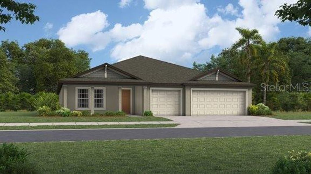 New construction Single-Family house 13075 Violet Flame Avenue, Wimauma, FL 33598 Phoenix- photo