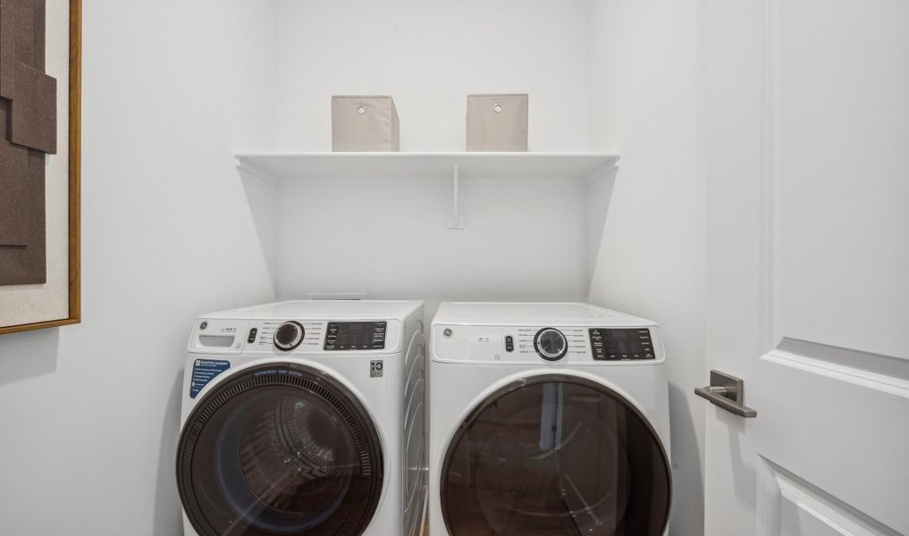 Convenient laundry room