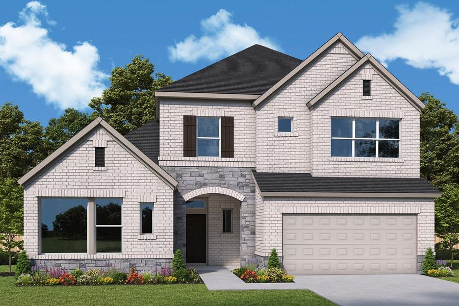 New construction Single-Family house The Fontaine II, 112 Barefoot Park Lane, Georgetown, TX 78628 - photo