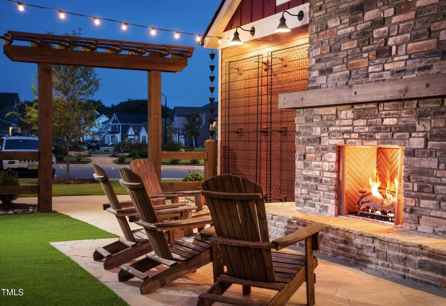 Outdoor Fireplace