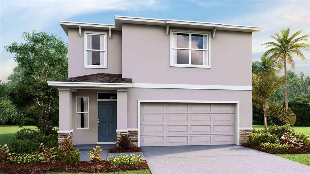 New construction Single-Family house 8391 Claw Glades Loop, Wesley Chapel, FL 33545 DARWIN- photo