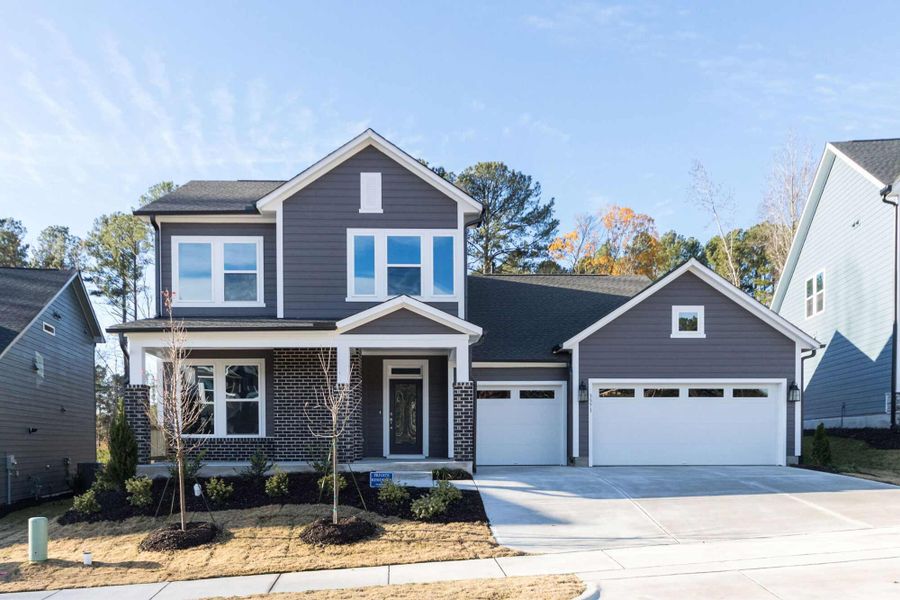 New construction Single-Family house The Buckhorn, 3391 Mission Olive Place, New Hill, NC 27562 - photo