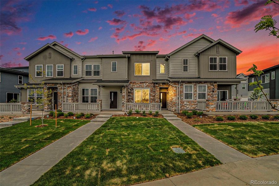 New construction Townhouse house 5480 Second Avenue, Timnath, CO 80547 301- photo