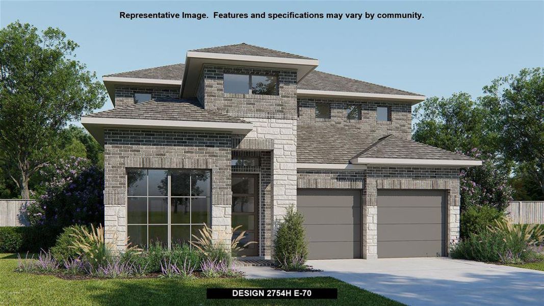 New construction Single-Family house 424 Langhorne Bend, Liberty Hill, TX 78642 Design 2754H- photo