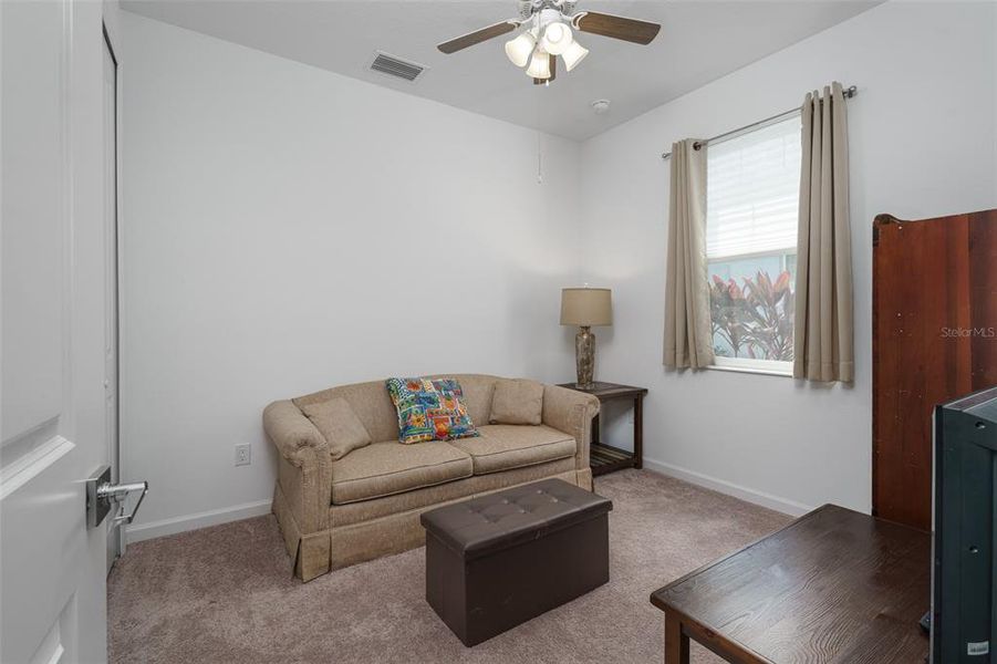 3rd bedroom with full closet.