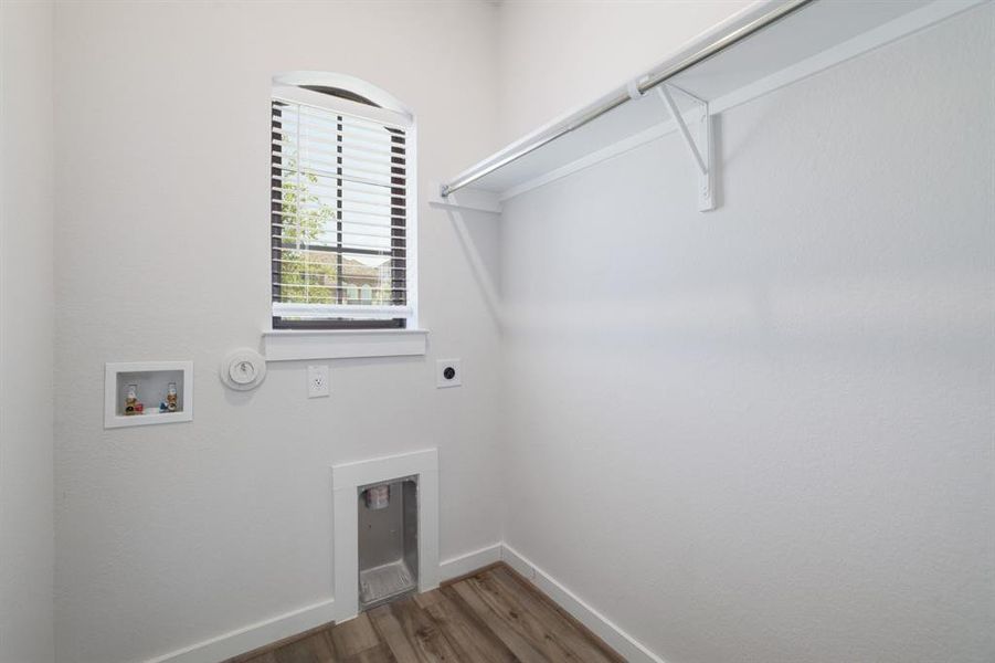 Roomy laundry room on main floor.