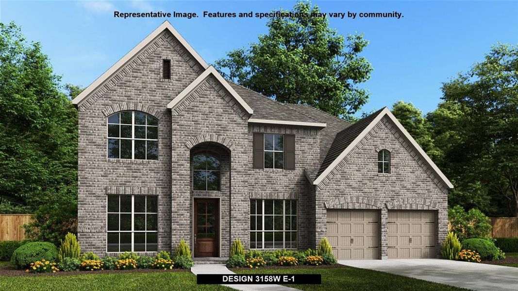 New construction Single-Family house Design 3158W, 309 Langhorne Bend, Liberty Hill, TX 78642 - photo