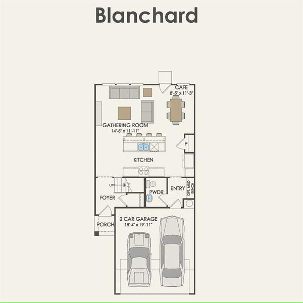 Pulte Homes, Blanchard floor plan