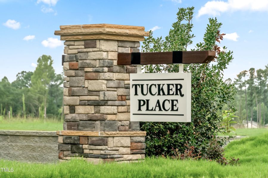 Tucker Place Entry Monument