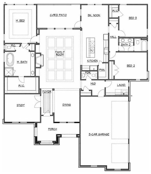 New construction Single-Family house Plan 2568, 101 Timber Heights, La Vernia, TX 78121 - photo