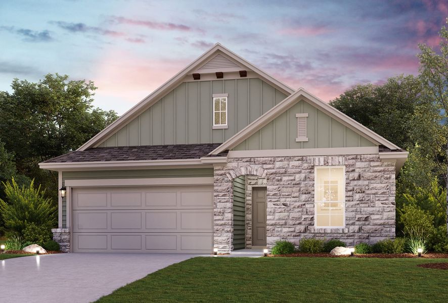 New construction Single-Family house Pinion, 210 Tolo Drive, Elgin, TX 78621 - photo