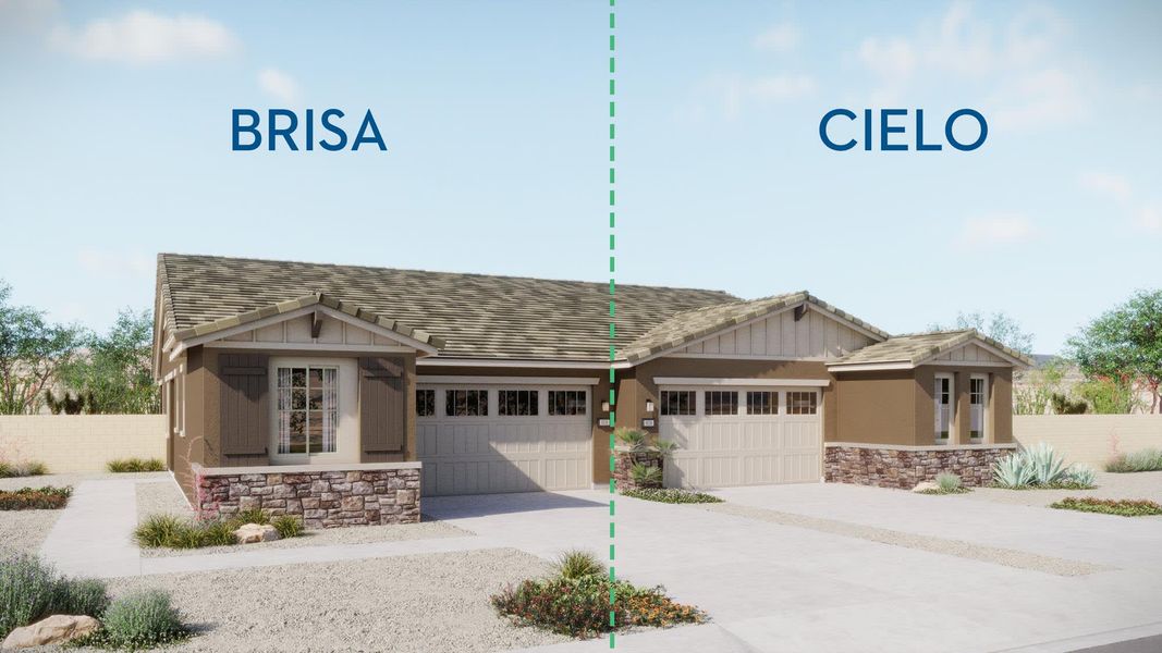 Craftsman Elevation – Duplex | Mira Vista at Victory in Buckeye, AZ by Landsea Homes