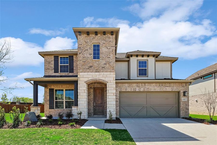 New construction Single-Family house 1007 Flora Street, Mansfield, TX 76063 Premier Series - Rosewood- photo