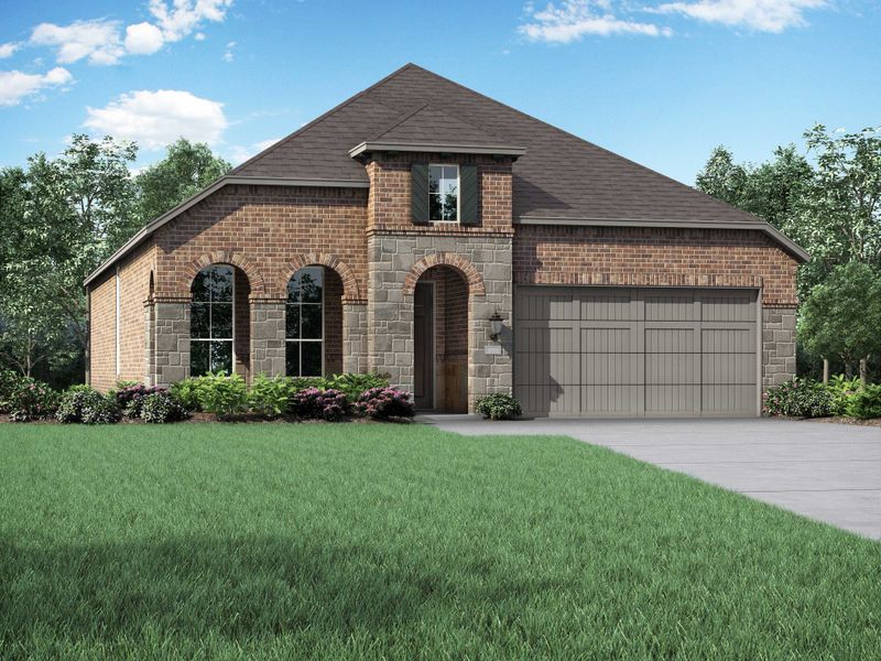 New construction Single-Family house Amberley Plan, 340 Lacy Oak Lane, Waxahachie, TX 75165 - photo