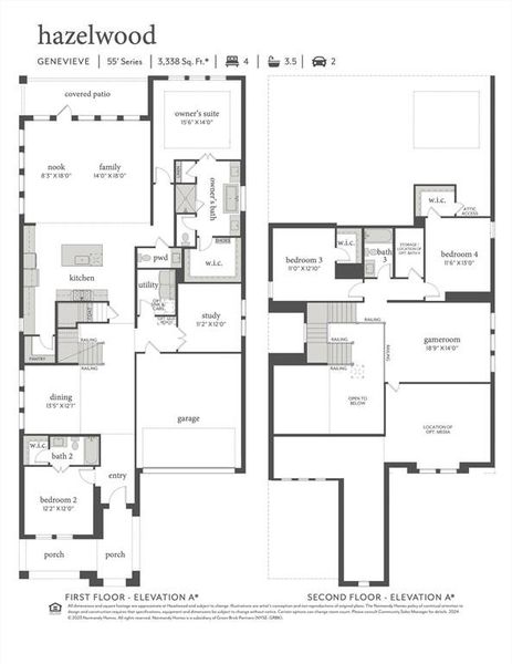 With room for the entire family to have their own space, our Genevieve floor plan is your dream home come true!