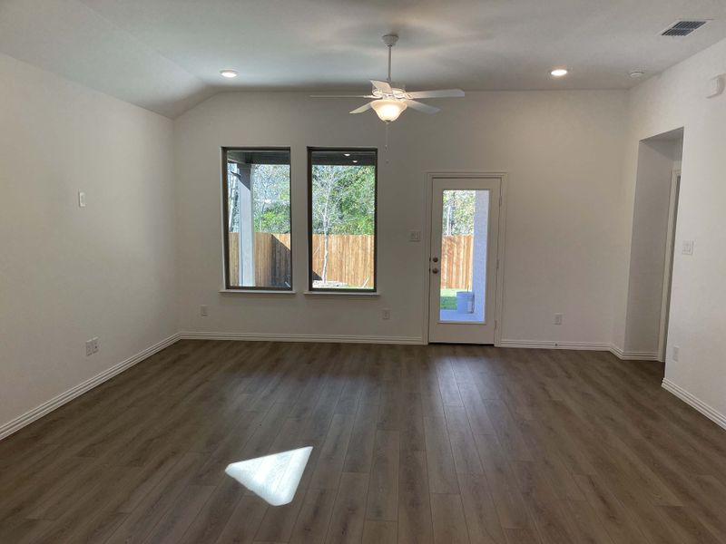 Family Room Construction Progress